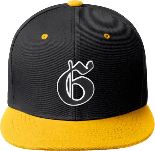 Vista 1107 de Daxton Gorra clásica con visera de billete plano con letras del alfabeto inglés antiguo de la A a la Z