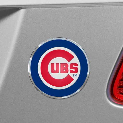 Vista 2 de MLB - Emblema de color de aluminio resistente de Chicago Cubs