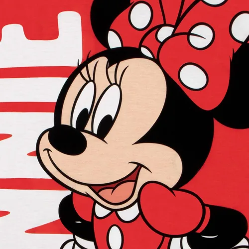 Vista 6 de Disney Camisón de Minnie Mouse para niñas, camisón de Minnie Mouse para niñas, con lunares, ropa de dormir para el verano