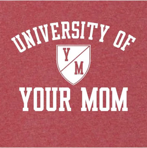 Vista 13 de Go All Out University of Your Mom - Sudadera con cuello redondo para hombre