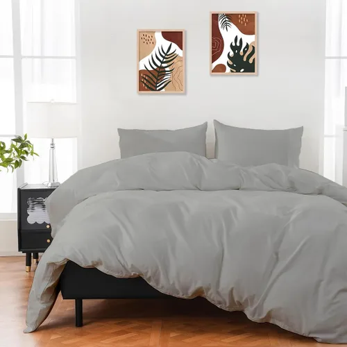Vista 7 de ARlinen Funda de almohada tamaño Queen estándar, fundas de almohada de algodón sólido burdeos de 20 x 30 pulgadas