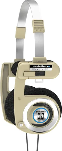 Vista 9 de Koss Porta Pro Edición Limitada Auriculares de Diadema Oro Negro, Micrófono en Línea, Control de Volumen y Control Remoto Táctil, Incluye Estuche