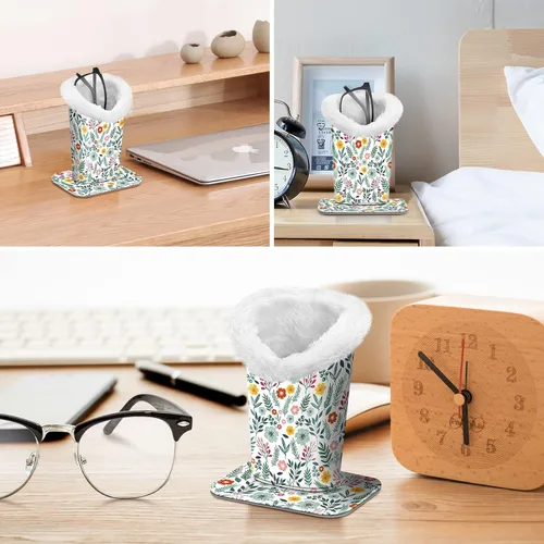 Vista 66 de Fintie Soporte para anteojos forrado de felpa con base magnética, estuche de cuero vegano prémium para lentes