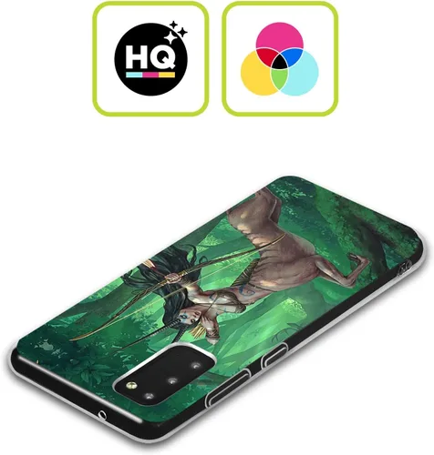 Vista 2 de Head Case Designs Officially Licensed Christos Karapanos Artemis Mythical Art Soft Gel Case Compatible with Samsung Galaxy Xcover7 5G