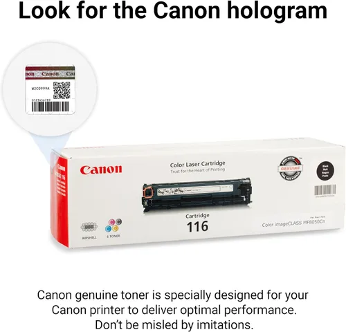 Vista 5 de Canon Cartucho de tóner negro 116 original compatible con MF8050Cn, MF8080Cw