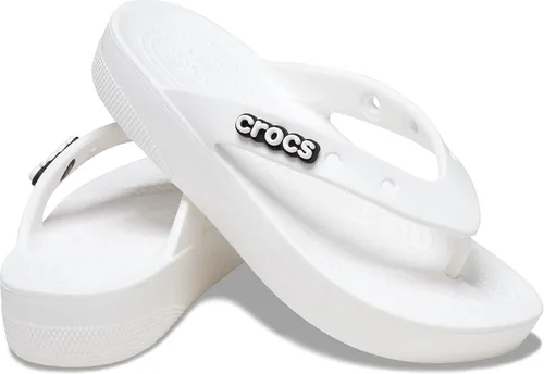 Vista 8 de Crocs Womens Classic Flip Flops Platform Shoes Wedge Sandal
