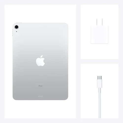 Vista 7 de Apple iPad Air 2020 (10.9 pulgadas, Wi-Fi, 64 GB), plateado (4ª generación)