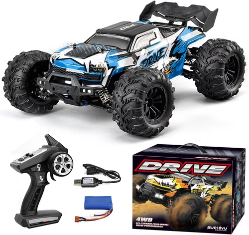 Vista 12 de Auto RC rápido sin escobillas 1/12 para adultos, 4WD eléctrico todoterreno RC Monster Truck, 60KM/H de alta velocidad RC coche con Hobbywing ESC