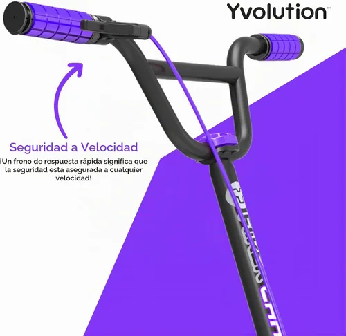 Vista 4 de Yvolution Y Fliker Lift Drift Scooter – 3-Wheel Self-Propelling Wiggle Scooter with Lift Technology, 360° Spinning Handlebars, Foldable, Ages 7+