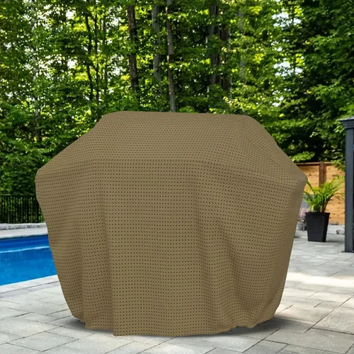 Vista 7 de Covers & all Funda para parrilla de barbacoa con elástico, 160 GSM Duro Pro tela transpirable no tejida, impermeable, resistente a los rayos UV