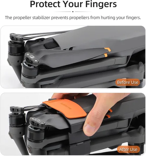 Vista 6 de Mavic 3 Soporte de hélice para DJI Mavic 3/Mavic 3 Pro Cámara Drone Accesorios, Hélices de silicona Protector Protector Estabilizador Cubierta