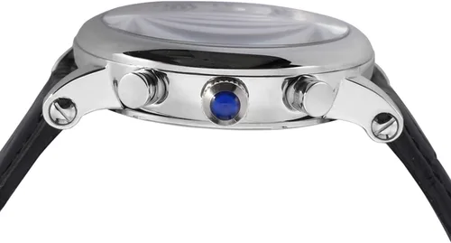 Vista 5 de FORSINING Reloj de pulsera automático de acero inoxidable con correa de cuero FSG9407M3S2, Moderno