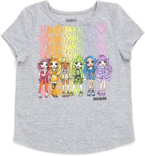Vista 6 de Rainbow High Avery Styles Karma Stella - Paquete de 2 camisetas para niñas pequeñas y grandes