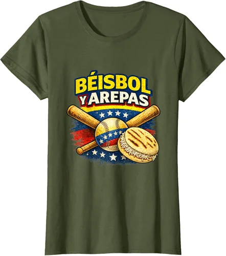 Vista 105 de Camiseta Beisbol y Arepas Venezuelas Baseball Pride Team 2026