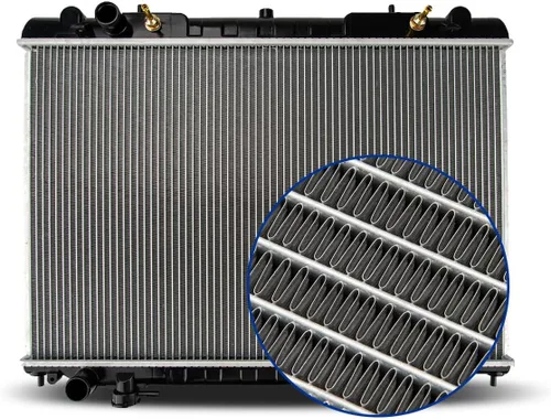 Vista 32 de Radiador compatible con E-250 Econoline 1997-2002 5.4L, E-350 Super Duty 1999-2018 5.4L, 6.8L, 7.3L, E-350 Econoline Club Wagon 1997-2002 5.4L