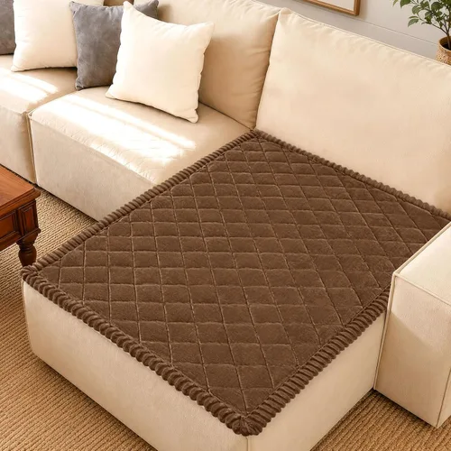 Vista 20 de Smiry Couch Cover for Dogs, Non Slip Washable Pet Sofa Protector for Large Dogs, Cats, Fuzzy Plush Sofa Covers Backrest & Armrest, Against Fur, Dirt