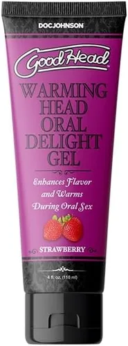 Vista 2 de ASK GRANDPA GOURMET COFFEES Goodhead Warming Oral Delight Gel - 4 Oz Fresa