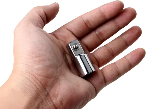 Vista 4 de Juego de 6 adaptadores de enchufe, convertidor y reductor, llave de trinquete, convertidor de cabeza de cabeza de adaptador de manguito, herramienta