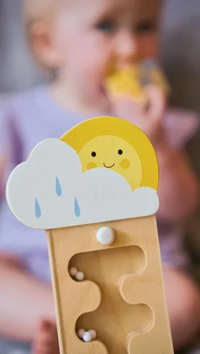 Vista 2 de Tender Leaf Toys - Rainmaker - Juguete portátil para hacer sonido de lluvia, instrumentos musicales de educación temprana para bebés y niños