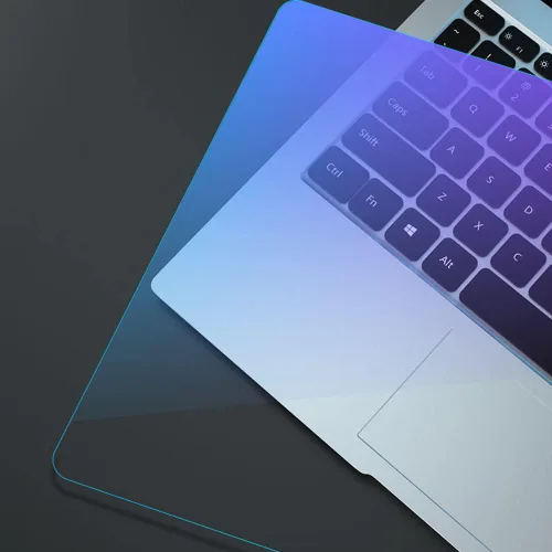Vista 6 de Anti Blue Light Tempered Glass Screen Protector, compatible with CHUWI AeroBook 13.3" Visible Area, 9H Film Protectors [ Not Full Coverage ]