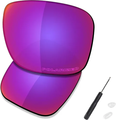 Vista 27 de SAUCER Premium Replacement Lenses & H20 Screwdriver & Nose Pieces for Oakley Holbrook Metal OO4123 UV400 Protection