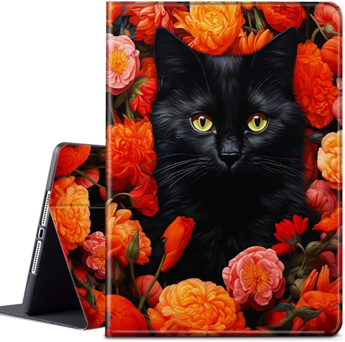 Vista 48 de Funda para tablet Kindle Fire 7 2019/2017 lanzamiento 9ª/7ª generación 7 pulgadas, ligera, protectora de piel sintética, cubierta inteligente