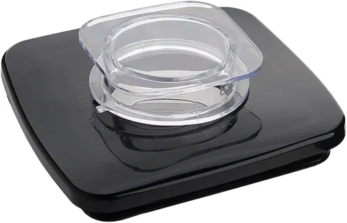 Vista 4 de Piezas de repuesto Tarro de plástico cuadrado de 5 tazas con tapa, compatible con licuadoras Oster