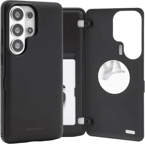 Vista 73 de GOOSPERY Funda tipo cartera para Samsung Galaxy S22 Ultra, [tarjetero] parachoques magnético de puerta con cierre automático, cubierta protectora