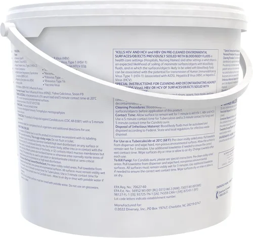 Vista 3 de Diversey - Toallitas desinfectantes Tb Oxivir, 640