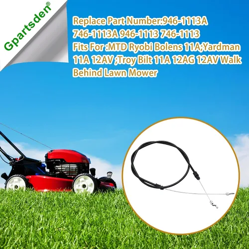 Vista 3 de 946-1113A 746-1113 Cable de control de cuchilla para MTD Tory Bilt TB210 TB200 TB320 Walk-Behind Lawn Mower 746-1113A