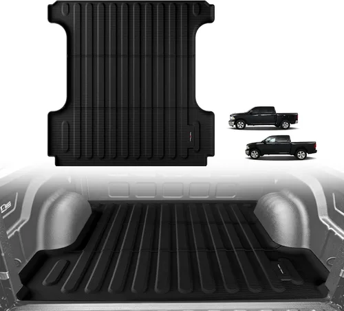 Vista 44 de TripleAliners - Tapete para caja de camioneta (de ejes) de 5 pies, encaje perfecto para pick-up de carga, accesorio de protección de vehículo