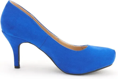 Vista 3 de DREAM PAIRS - Zapatos Tiffany de tacón clásicos, elegantes y versátiles con tacón de aguja bajo y plataforma, zapatos de vestir para mujer