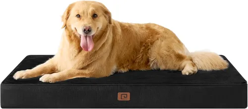 Vista 22 de EHEYCIGA Cama ortopédica de espuma viscoelástica para perros de 30 x 20 pulgadas, cama impermeable para mascotas para perros medianos, alfombrilla
