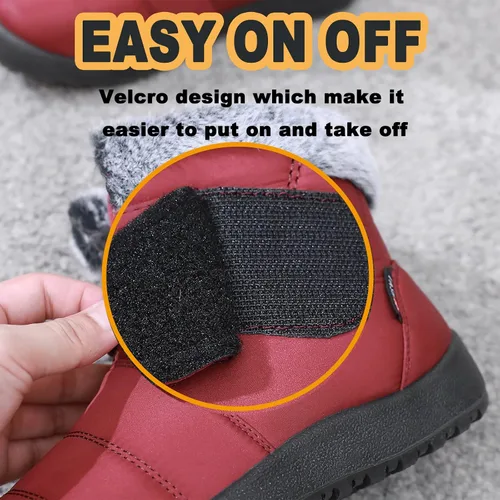 Vista 5 de Botas de invierno para mujer, botas de nieve para mujer, botas de nieve para mujer, botas de invierno para mujer, botas de nieve impermeables