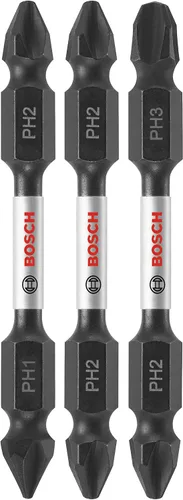 Vista 18 de BOSCH ITDEPH135B Paquete de 10 puntas de destornillador Phillips #1 de 3-1/2 pulgadas resistentes al impacto de doble punta