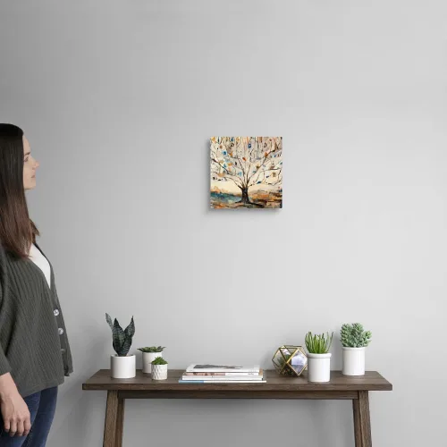 Vista 2 de CANVAS ON DEMAND Lienzo decorativo para pared de árbol de Merkaba por Jodi Maas, abstracto, contemporáneo, moderno, bellas artes, decoración