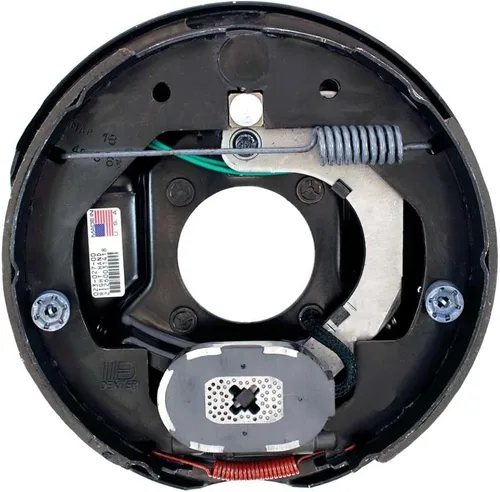 Vista 3 de Southwest Wheel U.S.A. Conjunto de freno eléctrico para remolque de 10" X 2-1/4" (1 derecha + 1 izquierda)