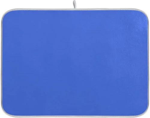 Vista 13 de Tapete de secado de platos pequeño beige XL para platos, accesorios de cocina, mostrador de microfibra, escurridor de platos, resistente al calor