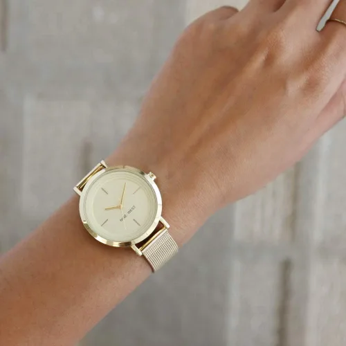 Vista 4 de Nine West - Reloj de brazalete de malla para mujer