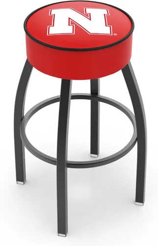 Vista 32 de The Holland Bar Stool Company L8B1-4 Georgia Tech - Taburete giratorio con base antiarrugas, color negro