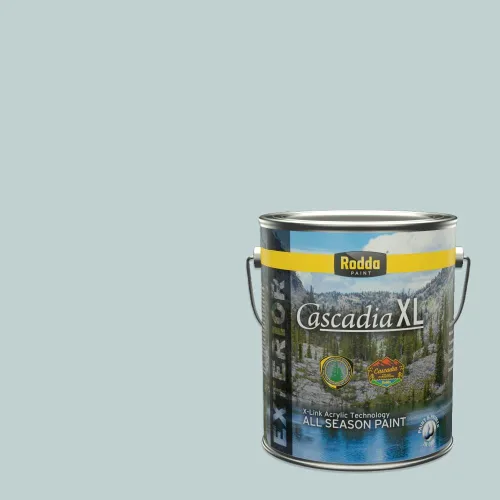 Vista 78 de Rodda Paint CASCADIA XL Pintura e imprimación satinada exterior en uno, cuarto de galón, Acapulco Dive