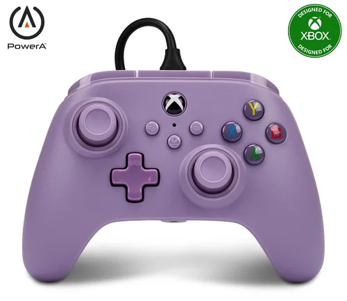 Vista 10 de PowerA Nano Enhanced Wired Controller for Xbox Series X S - Red Sky, portable, compact, gamepad, wired video game controller, gaming controller