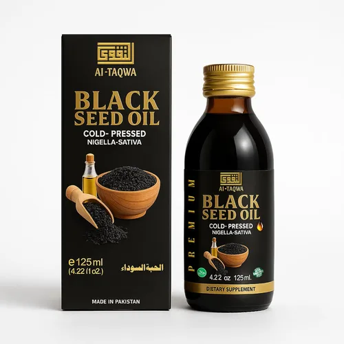 Vista 9 de Aceite de semilla negra orgánico prensado en frío – Aceite de kalonji premium para el cabello, la piel y la salud digestiva – Nigella sativa pura