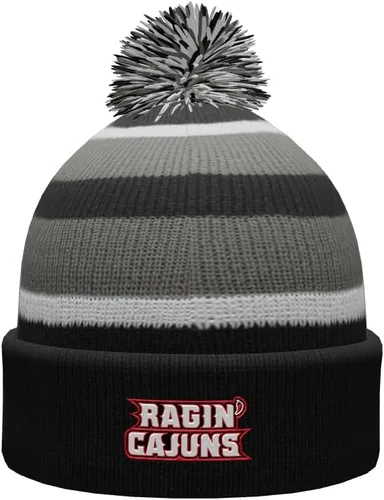 Vista 40 de NCAA Prime - Gorro de punto de invierno con pompón plegable