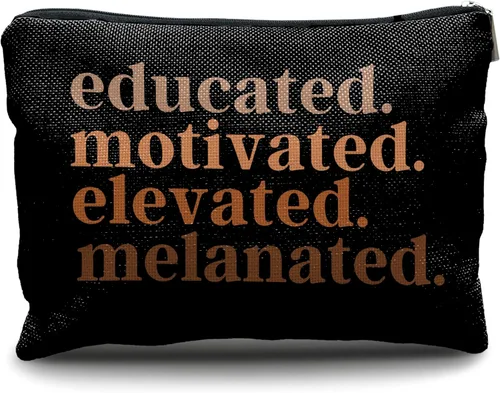 Vista 9 de Nogrit Bolsa de maquillaje para yoga, Negro, Cultural y versátil