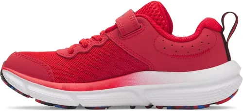 Vista 11 de Under Armour Tenis para correr Assert 10 con cierre alternativo para niños (001) Negro/Blanco/Blanco