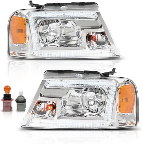 Vista 17 de PIT66 Conjunto de faros LED para F150 2004-2008, Lincoln Mark LT 06-08