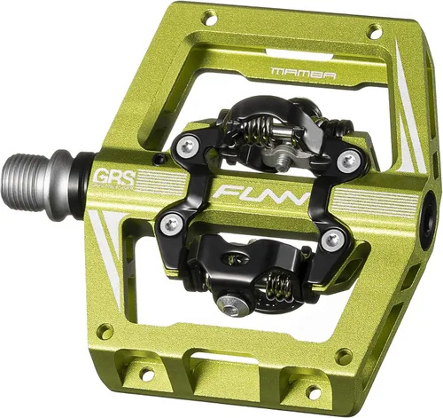 Vista 12 de Funn Mamba S MTB - Pedales sin clip de doble cara, pedales de bicicleta de montaña de plataforma compacta, compatibles con tacos SPD, pedales