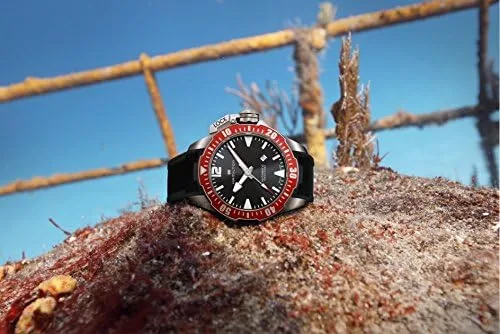 Vista 5 de H77805335 Hombres Khaki Navy Frogman reloj automático para hombre