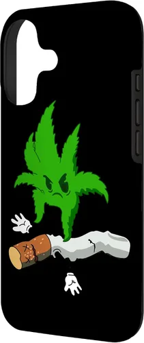 Vista 2 de Rasta Marihuana Pot Leaf Pattern Weed Cannabis Stoner 420 Funda para iPhone 17